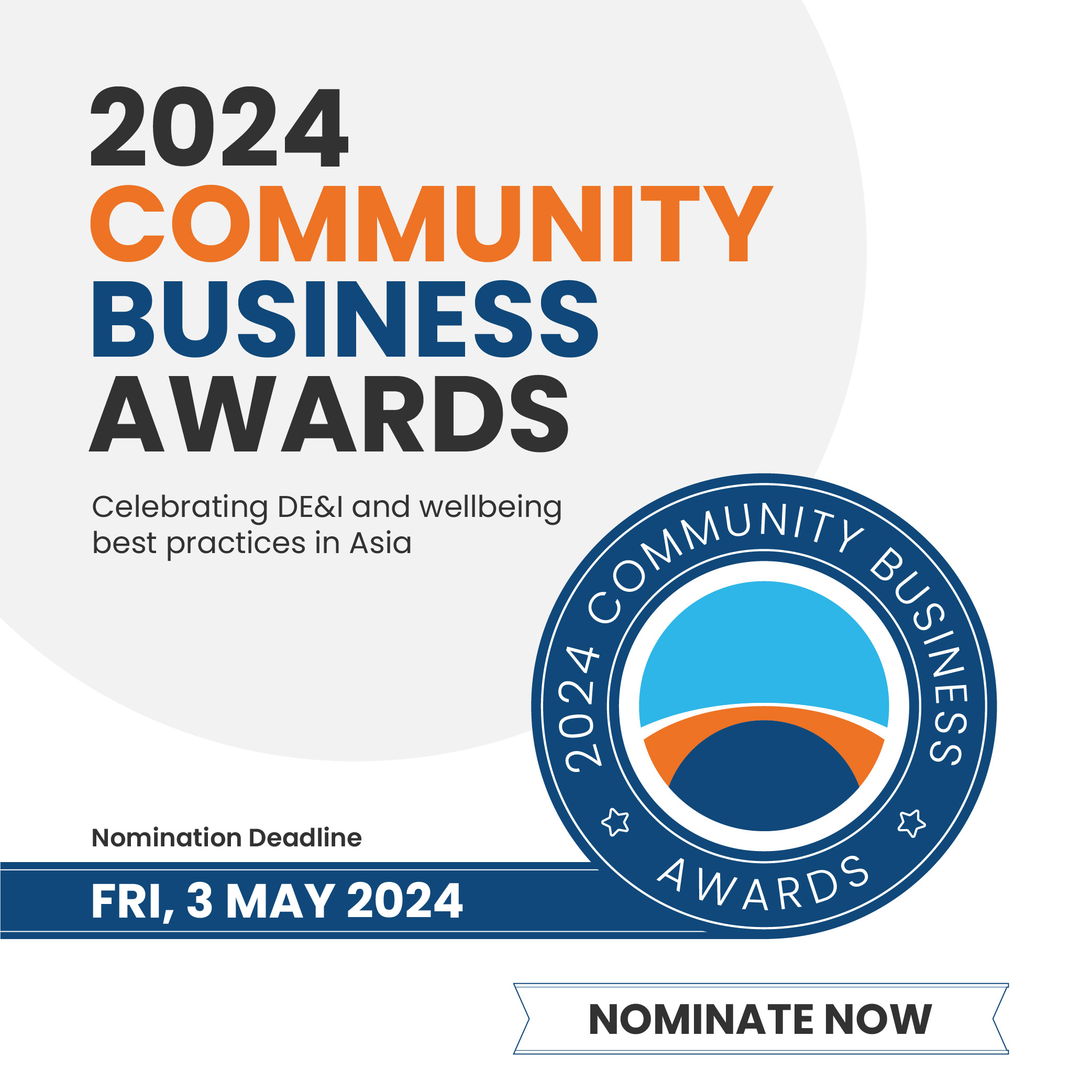 Final call for nominations for the 2024 Community Business Awards 
